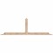 Ekena Millwork Portland Smooth Timber Gable Bracket, Douglas Fir, 96"W x 32"H x 5 1/2"D x 5 1/2"F, 8/12 Pitch GBW096X32X0606POR00SDF - alternate 1